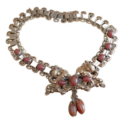 Pre-owned American Vintage Necklace In Red