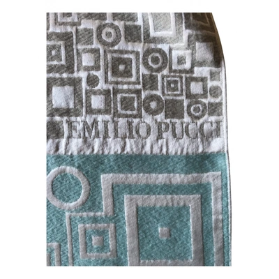 Pre-owned Emilio Pucci Wool Scarf In Multicolour