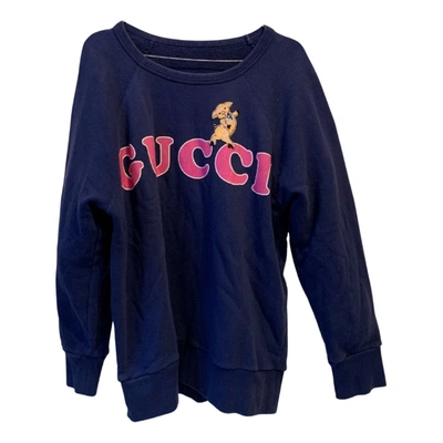 Pre-owned Gucci Knitwear In Blue