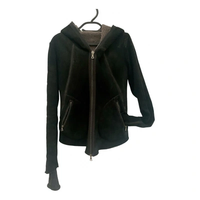Pre-owned Isaac Sellam Leather Biker Jacket In Black