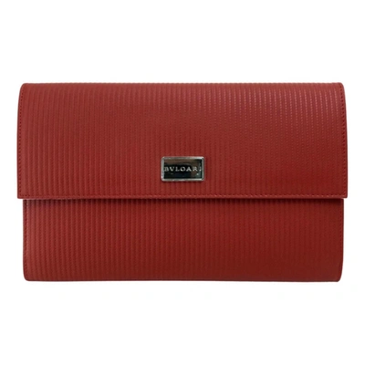 Pre-owned Bvlgari Purse In Red