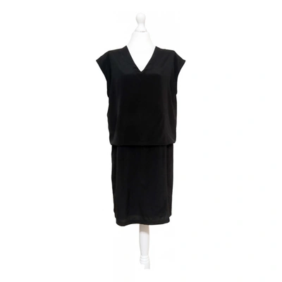 Pre-owned Custommade Silk Mini Dress In Black