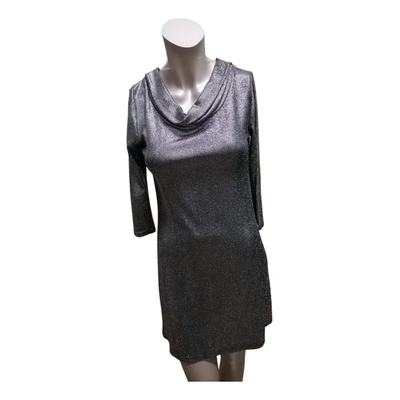 Pre-owned Miller Mid-length Dress In Silver