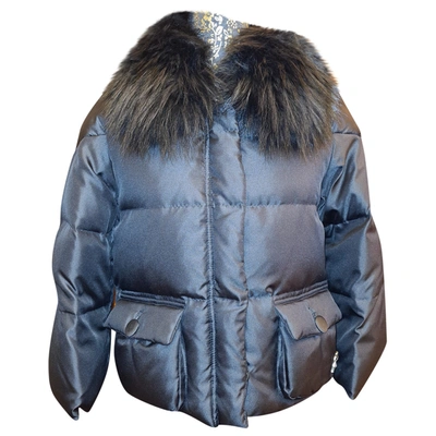 Pre-owned Galliano Puffer In Black