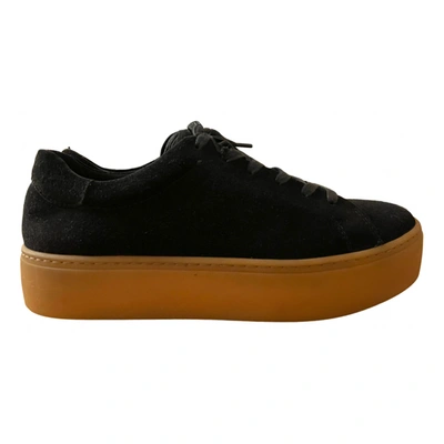 Pre-owned Vagabond Cloth Trainers In Black
