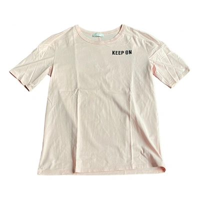 Pre-owned Sandro T-shirt In Pink