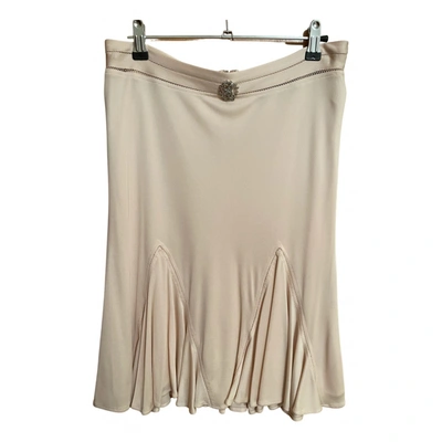 Pre-owned Roberto Cavalli Mid-length Skirt In Pink