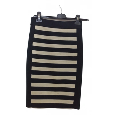 Pre-owned Juicy Couture Wool Mini Skirt In Multicolour