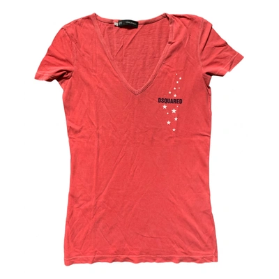Pre-owned Dsquared2 Top In Red