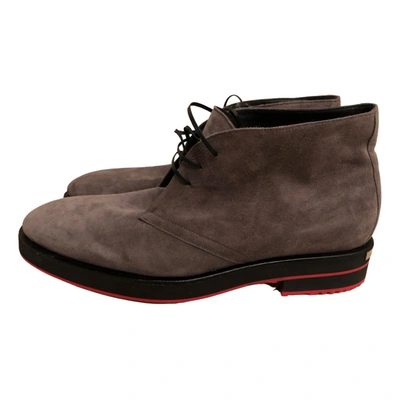 Pre-owned John Richmond Boots In Grey