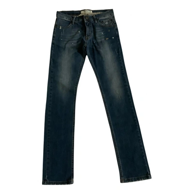 Pre-owned Siviglia Slim Jeans In Blue