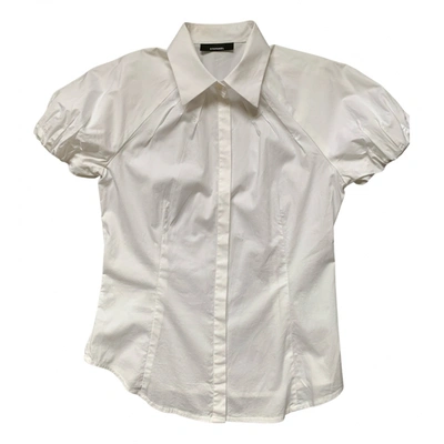 Pre-owned Stefanel Blouse In White
