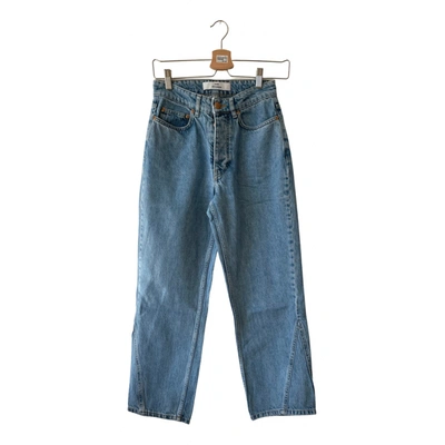 Pre-owned Won Hundred Short Jeans In Blue