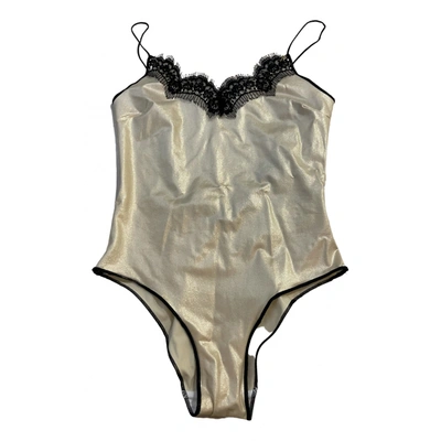 Pre-owned Elisabetta Franchi Camisole In Gold