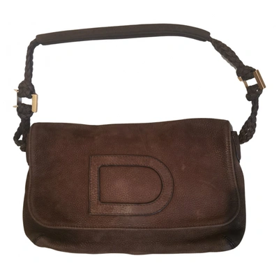 Pre-owned Delvaux Handbag In Brown