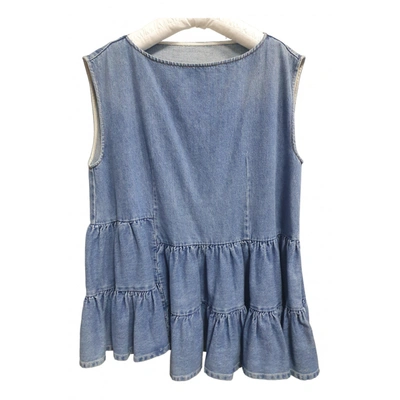 Pre-owned Mm6 Maison Margiela Top In Blue