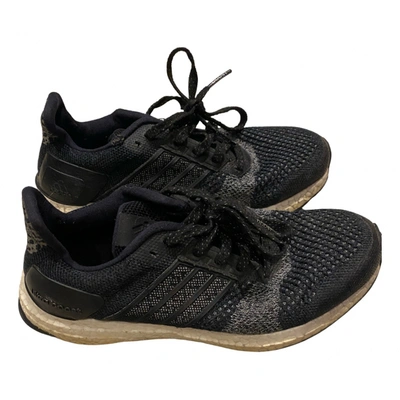 Pre-owned Adidas Originals Ultraboost Cloth Trainers In Black