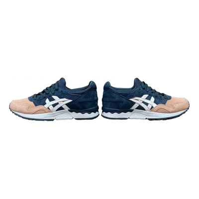 Pre-owned Asics Leather Low Trainers In Multicolour