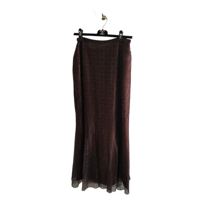 Pre-owned Chanel Mid-length Skirt In Brown