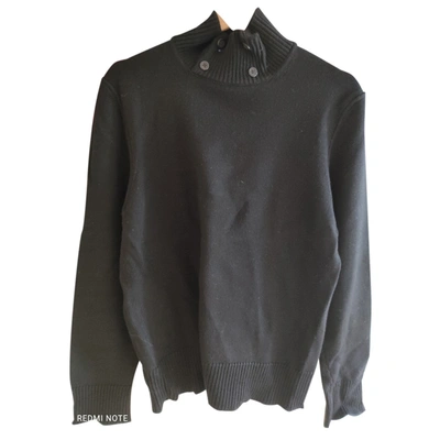 Pre-owned Saint Laurent Wool Pull In Black