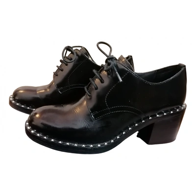 Pre-owned Ash Leather Lace Ups In Black