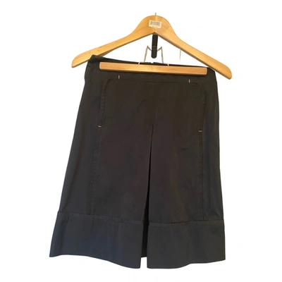 Pre-owned Paule Ka Mid-length Skirt In Black