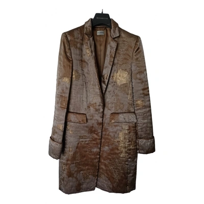 Pre-owned Philosophy Di Alberta Ferretti Coat In Beige