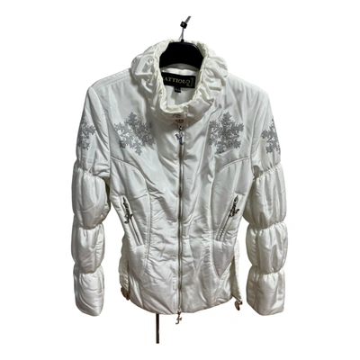 Pre-owned Gai Mattiolo Jacket In White