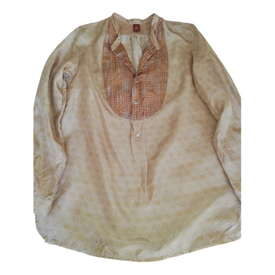 Pre-owned Dondup Shirt In Beige
