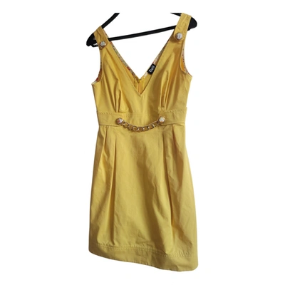 Pre-owned D&g Mid-length Dress In Yellow