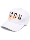 Dsquared2 Graphic-print Baseball Cap In White