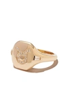 Shay 18kt Yellow Gold Taurus Diamond Signet Ring In Gold
