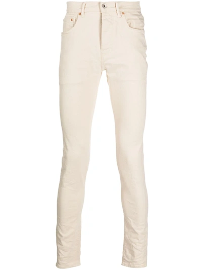 Purple Brand Distressed Blowout Skinny Jean Optic White