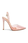 Gianvito Rossi Ribbon D'orsay Slingback Pumps In Rosa Rosa