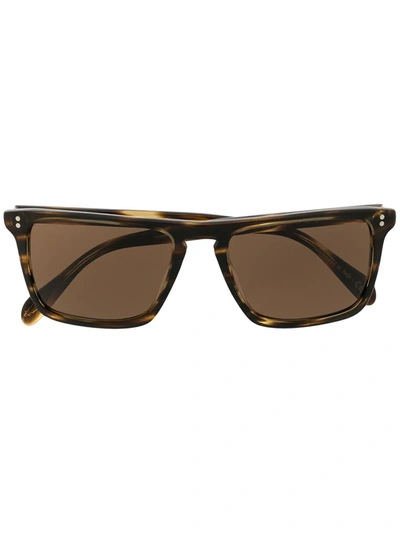 Ray Ban Bill Square-frame Sunglasses In Brown