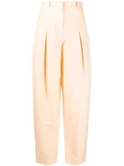 Patrizia Pepe Tapered-leg Trousers In Neutrals