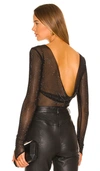 Ow Intimates Mesha Blouse In Black