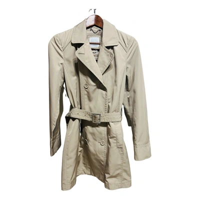 Pre-owned Geox Trench Coat In Beige
