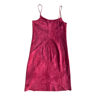 Pre-owned Theory Mid-length Dress In Red