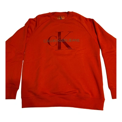 Pre-owned Calvin Klein Jeans Est.1978 Sweatshirt In Red
