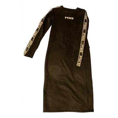 Pre-owned Pyrex Mid-length Dress In Black