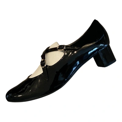 Pre-owned Hogl Patent Leather Heels In Black