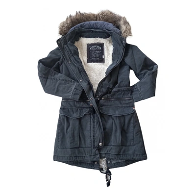 Pre-owned Tommy Hilfiger Parka In Anthracite