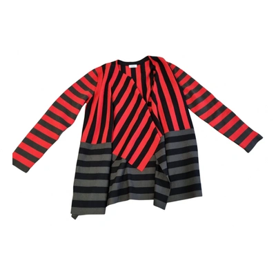 Pre-owned Akris Punto Wool Cardigan In Multicolour