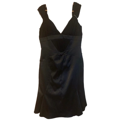 Pre-owned Just Cavalli Silk Maxi Dress In Black