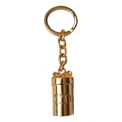 Pre-owned Dior Bag Charm In Gold