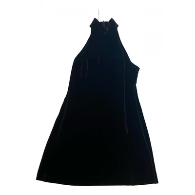 Pre-owned Katharine Hamnett Mini Dress In Black