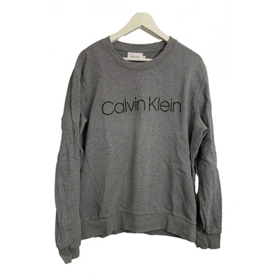 Pre-owned Calvin Klein Sweatshirt In Grey