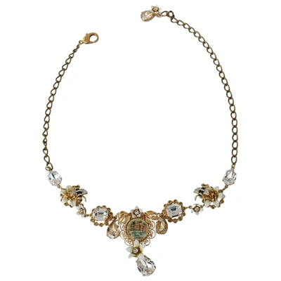 Pre-owned Dolce & Gabbana Necklace In White