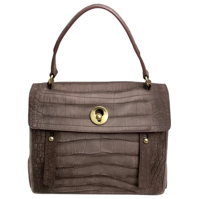 Pre-owned Saint Laurent Handbag In Brown